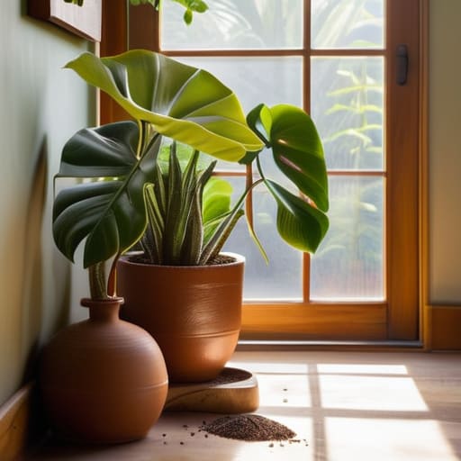 Bringing the Greenery Home with indoor plants.