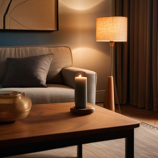 Creating Your Own Sanctuary with warm lighting.